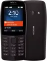 Мобильный телефон Nokia 210 Dual Sim черный моноблок 2Sim 2.4 120x160 0.3Mpix GSM900/1800 MP3 FM mi