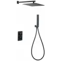 Душевой комплект Allen Brau Infinity 5.21016-31 (с внутренней частью) черный матовый