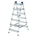 Лестница-стремянка 6 ступеней стальная двухсторонняя СИБРТЕХ Сибртех арт. 97986
