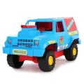 Джип игрушечный «WADER TEAM», пластик, большие колеса, сине-красный, для детей 3+