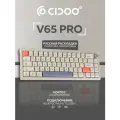 Беспроводная клавиатура механическая CIDOO V65, 66 клавиш, русская раскладка