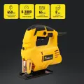 Электролобзик Kolner KJS 650V, желтый, сетевой, возможность подключения пылесоса