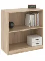 Низкий стеллаж открытый SKYLAND SIMPLE SR-2W, дуб сонома светлый, 77х36х79 см с двумя полками