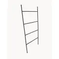 Вешалка напольная металлическая лесенка, черная, 160х60см, для одежды и полотенец