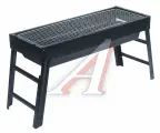 Мангал разборный 600х220х310х1.0мм с решеткой для барбекю WMC TOOLS
