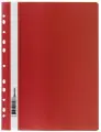 Скоросшиватель пластиковый с перфорацией BRAUBERG, А4, 140/180 мкм, красный, 226582