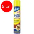 Комплект 5 штук, Полироль для мебели CHIRTON Антипыль 300 мл, аэрозоль