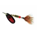 Блесна вращающаяся Mepps BLACK FURY MOUCHE, 2, Black/Orange, комплект из 5 штук