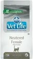 Farmina Vet Life Neutered Female сухой для стерилизованных кошек 400г