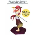 Фигурка аниме Хвост феи Эрза Скарлет с мечами самурай Fairy Tail неподвижная подставка 18,5 см