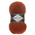 Пряжа Alize Superlana midi (Ализе Суперлана миди) - 5 мотков Цвет: 36 Терракотовый, 75% акрил 25% шерсть, 100 г 170 м