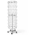 Стойка для открыток Торгстойка 72 кармана, поворотная, на колёсах