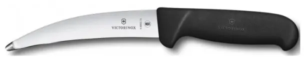 Victorinox Kitchen 5.6903.15 Нож кухонный victorinox fibrox, стальной, лезвие 150мм, прямая заточка, черный