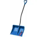 Лопата Зубр снеговая арктика 500 мм пластиковая с алюминиевой планкой, с черенком 39918_z01