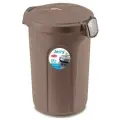 Stefanplast Контейнер Jerry 23 литра для 8кг корма 37x32x46 см серо-коричневый 70325 1,000 кг 58221 (1 шт)