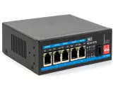 Коммутатор (4086) SKAT PoE-UPS-5E-1S бесперебойный POE коммутатор, мощность 75вт, порты: 5-Ethernet, 1-SFP