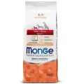Сухой корм для взрослых собак Monge Dog Monoprotein Mini, мелких пород лосось с рисом 7,5 кг
