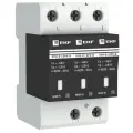 УЗИП ОПВ-B/3P In 30кА 440В, Класс II (Тип 2, класс защиты B) EKF, с сигнализацией трехполюсный - ограничитель импульсных напряжений, устройство защиты от импульсных перенапряжений для квартиры и офиса