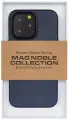 Чехол с MagSafe для iPhone 14 Pro Max MAG NOBLE COLLECTION кожаный Soft touch — Темно Синий