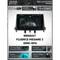 Магнитола Renault Megane 3 2008-2014 Teyes CC4 Pro 12/256GB, штатная магнитола, 8-ми ядерный процессор, QLED экран, 2