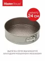 Форма для выпечки разъемная Master House Мюзетта, антипригарная, круглая 24*6,6 см