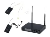 DSP-DUO-UHF-B210/F5 Беспроводная микрофонная система, петличный и головной микрофон, Prodipe