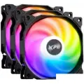 Комплект вентиляторов для корпуса ADATA XPG Vento 120x3 ARGB PWM (черный)