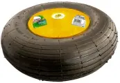 Колесо пневматическое, 4.00-6, D 325 мм, внутренний подшипник D 16 мм, длина оси 100 мм Palisad 68938