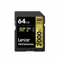Карта памяти LEXAR Professional 2000x SDXC UHS-2 U3 V90 64 ГБ