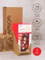 Шоколад темный Apriori ручной работы с миндалем и клюквой 7 шт. по 85г