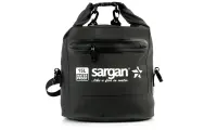 Гермосумка SARGAN пляжка 15 л Гермомешок с 2 лямками черный