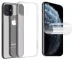 Чехол силиконовый для iPhone 11 с Пленкой гидрогелевой матовой MItrifON