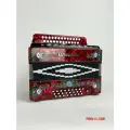 Гармонь Шуйская S 32 XL, трехголосая, красный цвет, настройка в розлив