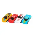 Набор гоночных машинок Junfa 4 шт, пластмассовые, инерционные, 9х3,6х3,2 см (SY713-9A)