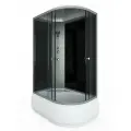 Душевая кабина Arcus S-09G L (120*80*215), стекло тонированное, профиль серебристый, с крышей