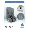 Автокресло группы 1-2-3 (9-36 кг) Bambola Primo с бустером Серебро соты