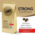 Кофе в зёрнах Lebo Espresso Strong, шоколад, средняя обжарка, 1 кг