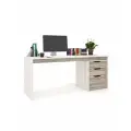 Есэндвич S Grand Лаворо Стол письменный с ящиками 180х60х75 см (Анкор белый/Бетон пайн экзотик)