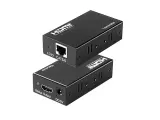 HDMI удлинитель HDMI удлинитель/ HDMI удлинитель по витой паре до 60м. разрешение видео - 1920x1080. HDMI 1.3, HDCP 1.2. поддерживаются кабели cat5e/6. встроенная антисатическая защита - 8кв. порты подключения: HDMI, Ethernet-порт - RJ45. питание - DC5V.