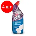 Комплект 4 шт, Средство для уборки туалета дезинфицирующее 750 мл CILLIT BANG Антиналет+Блеск, Свежесть океана, 07813, 8149771