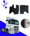Автомобильные коврики EVA/ЕВА/ЭВА для КАМАЗ 5490 Нео/KAMAZ 5490 Neo 2013-н. в черный серый