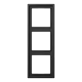 JUNG LS 990 Антрацит (лакир. алюминий) Рамка 3-ая, AL2983AN