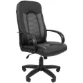 Кресло руководителя Easy Chair VT_EChair-683 TPU кожзам черный/серый, пластик