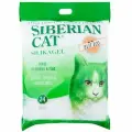 Наполнитель для кошачьего туалета, сибирская кошка, силикагелевый, зелёный, 24 л