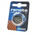 Батарейка Renata CR2032, Lithium, 3V, влагозащитный корпус, блистер