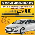 Газовые упоры капота (установочный комплект) для Opel Astra J (09 - 17) - RussoLift