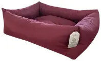 Лежанка с бортиками для животных водоотталкивающая AntePrima Nilo, тёмно-красная, S, 60х50см