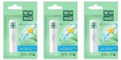 Чистая Линия Бальзам для губ 3 в 1 Natural oils Ромашка, 4 гр, 3 шт/