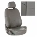 Комплект авточехлов Автопилот Экокожа LADA Largus I (5 мест) 40/60 рестайлинг с 21г. Серый + Серый