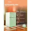 Холодильник TESLER RT-95 GREEN, 91л, класс А+, морозилка сверху, ретро-стиль